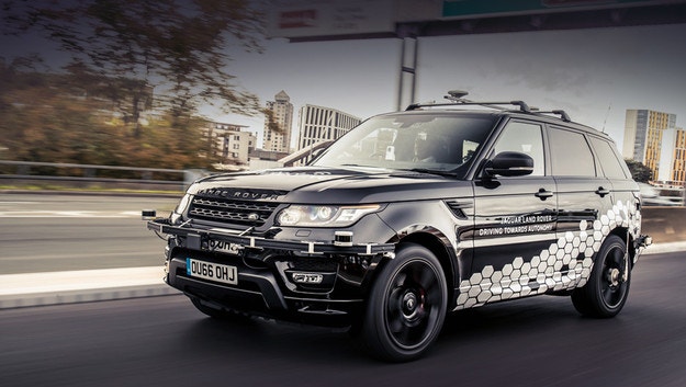 Автономный Range Rover Sport прошел жесткий тест