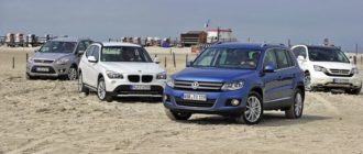 BMW X1 против Ford Kuga, Honda CR-V и VW Tiguan